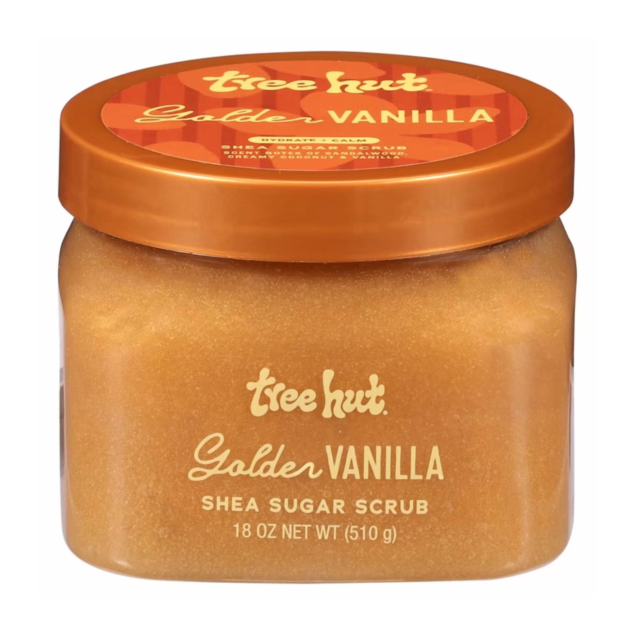 Golden Vanilla Sugar Body Scrub With Glitter (510g)