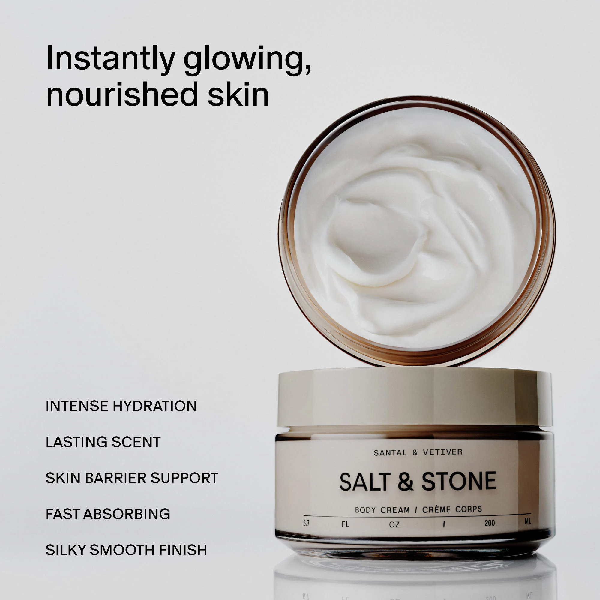 Santal & Vetiver Body Cream (200ml) — image 2