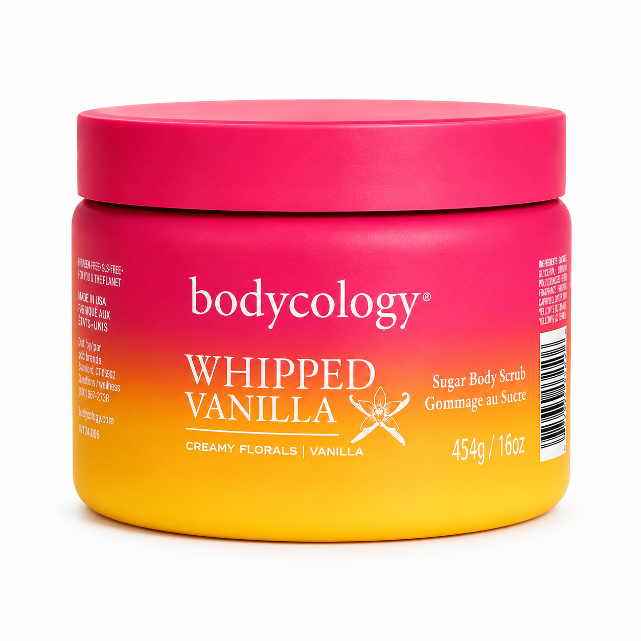 Whipped Vanilla Exfoliating Sugar Body Scrub (454g)