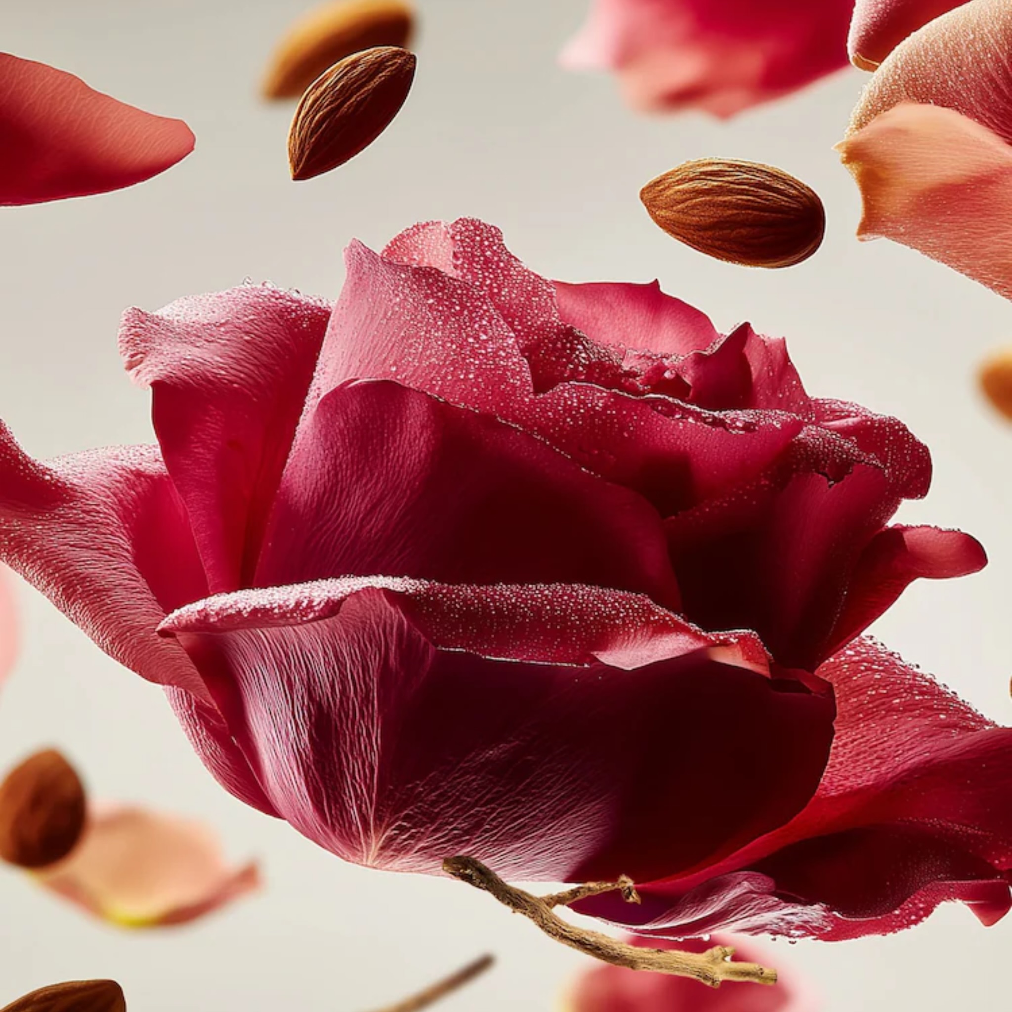 The Ritual of Ayurveda Almond Oil & Indian Rose Shower Oil (200ml) — image 2