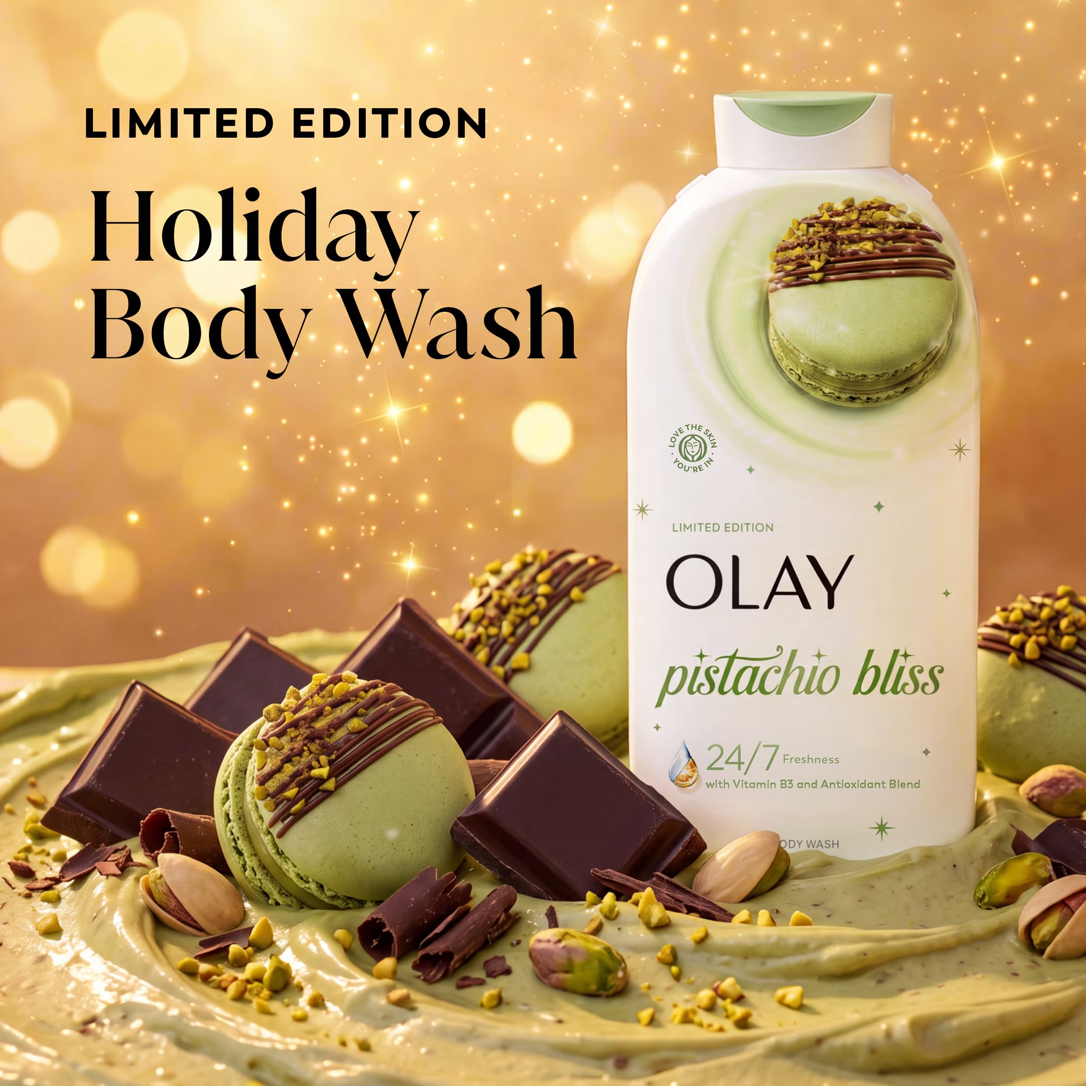 Limited Edition Pistachio Bliss Body Wash (650ml) — image 2