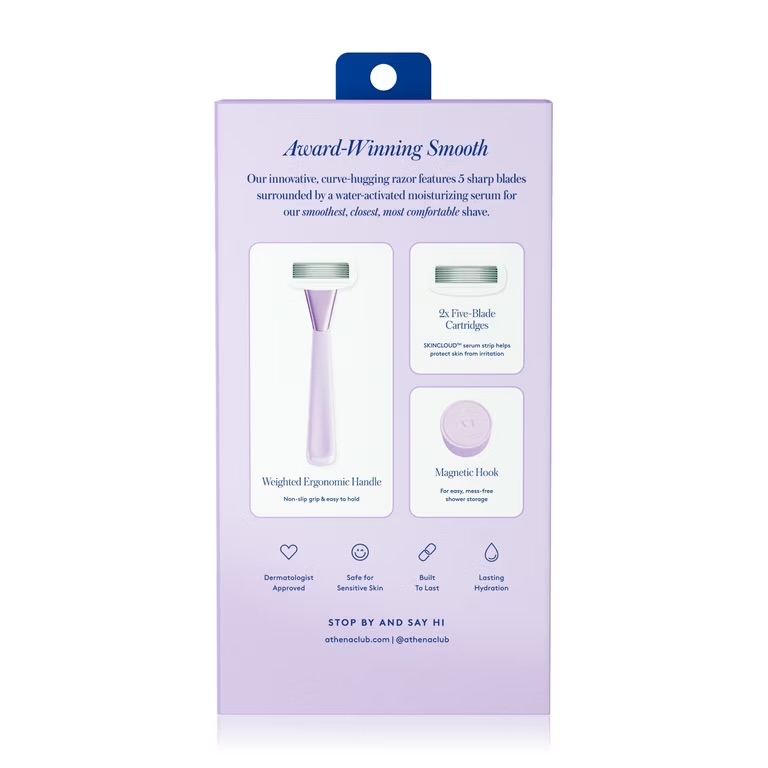5- Blade Women’s Razor Kit (Lilac) — image 8