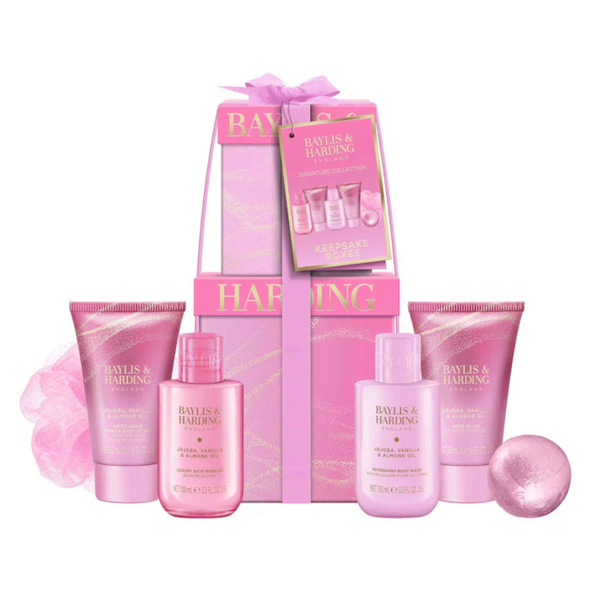 Jojoba, Vanilla & Almond Oil Luxury Pamper Present Gift Set