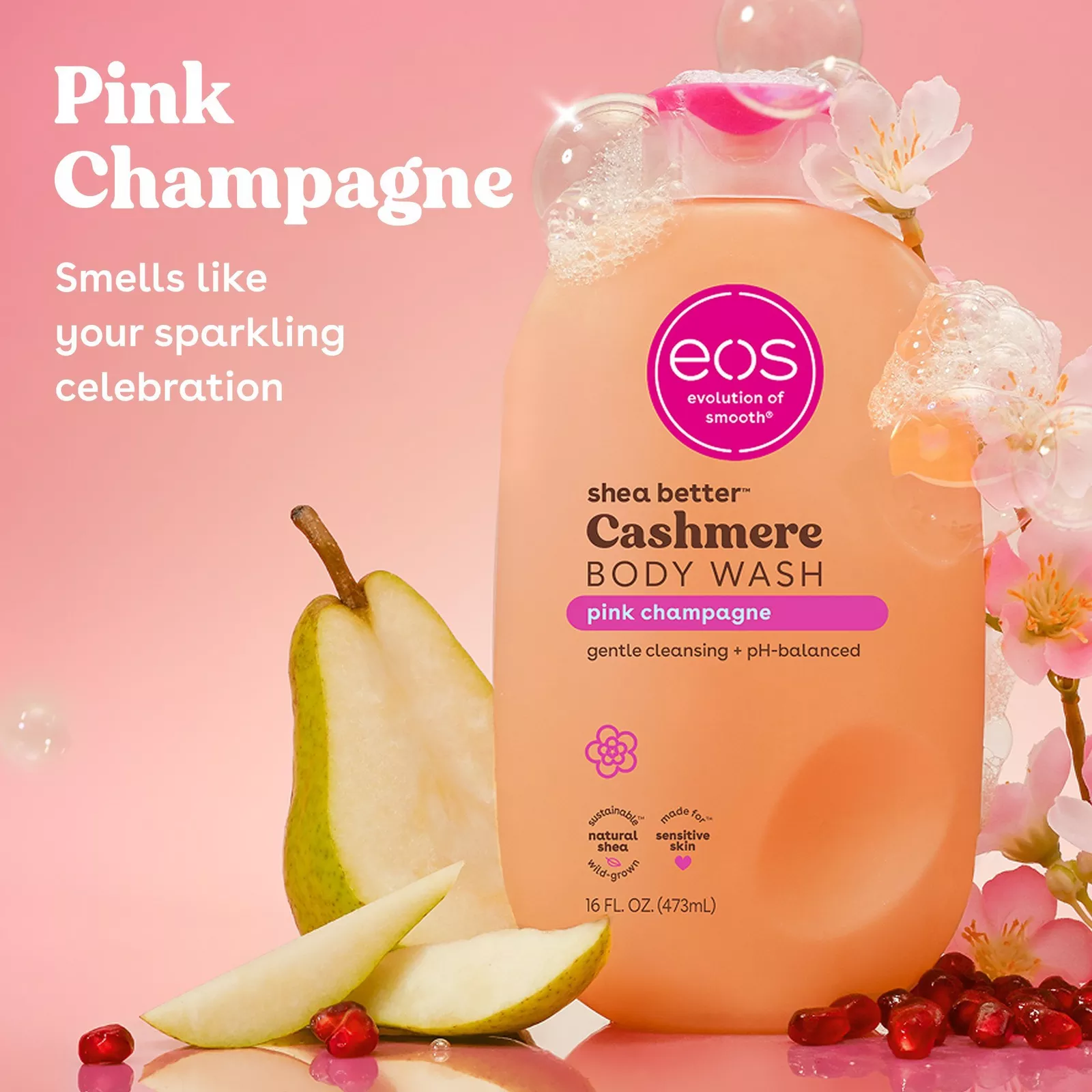 Pink Champagne - Cashmere Body Wash (473ml) — image 2