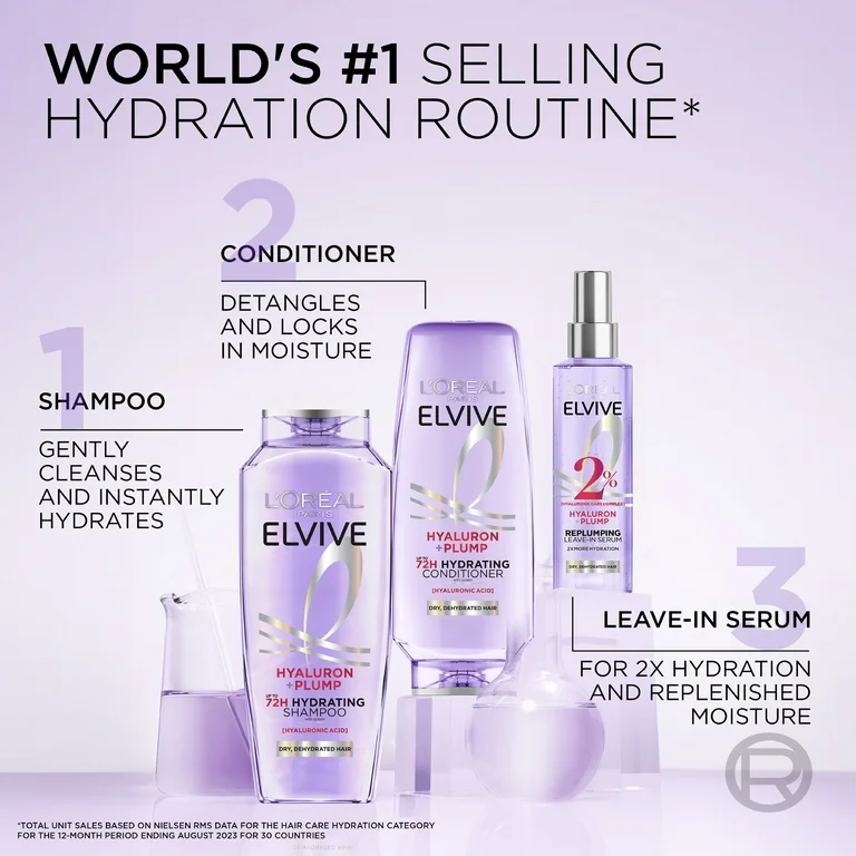 Elvive Hyaluron Plump Moisture Plump Hair Serum (130ml) — image 7