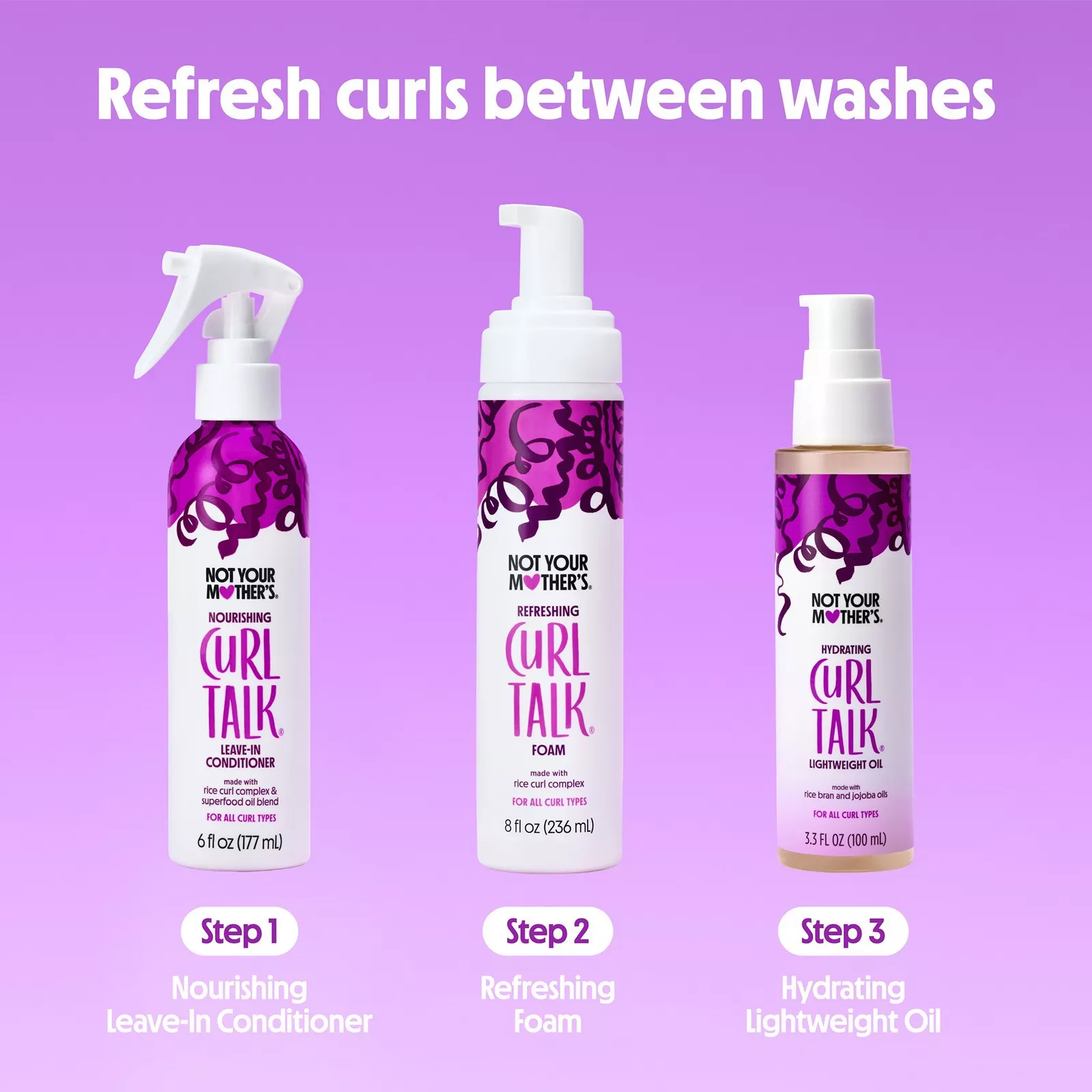 Curl Talk Refreshing Curl Foam (236ml) — image 9