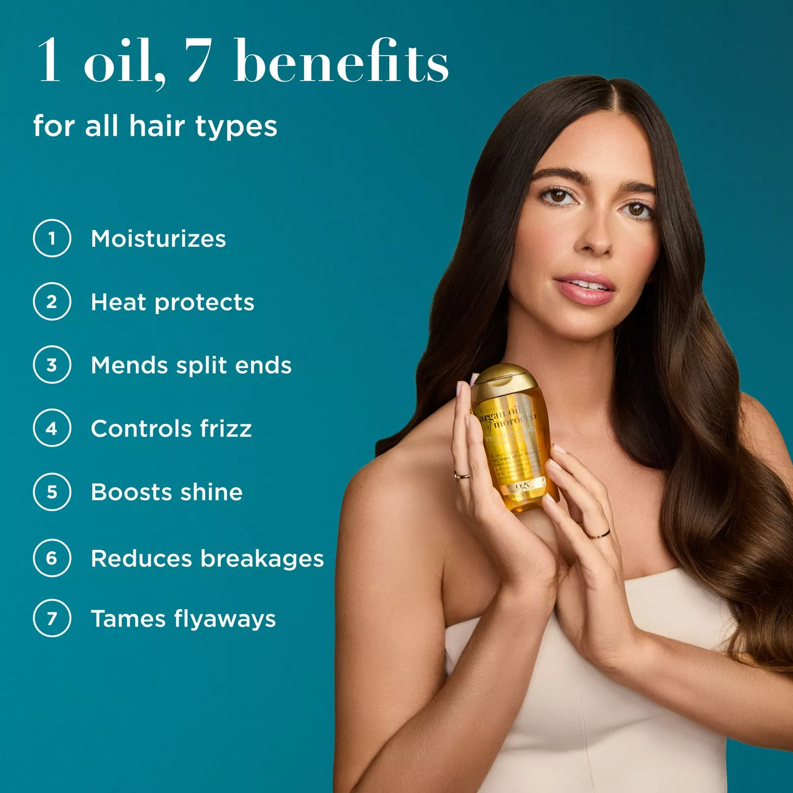 Renewing + Argan Oil of Morocco Penetrating Hair Oil Treatment (100ml) — image 2