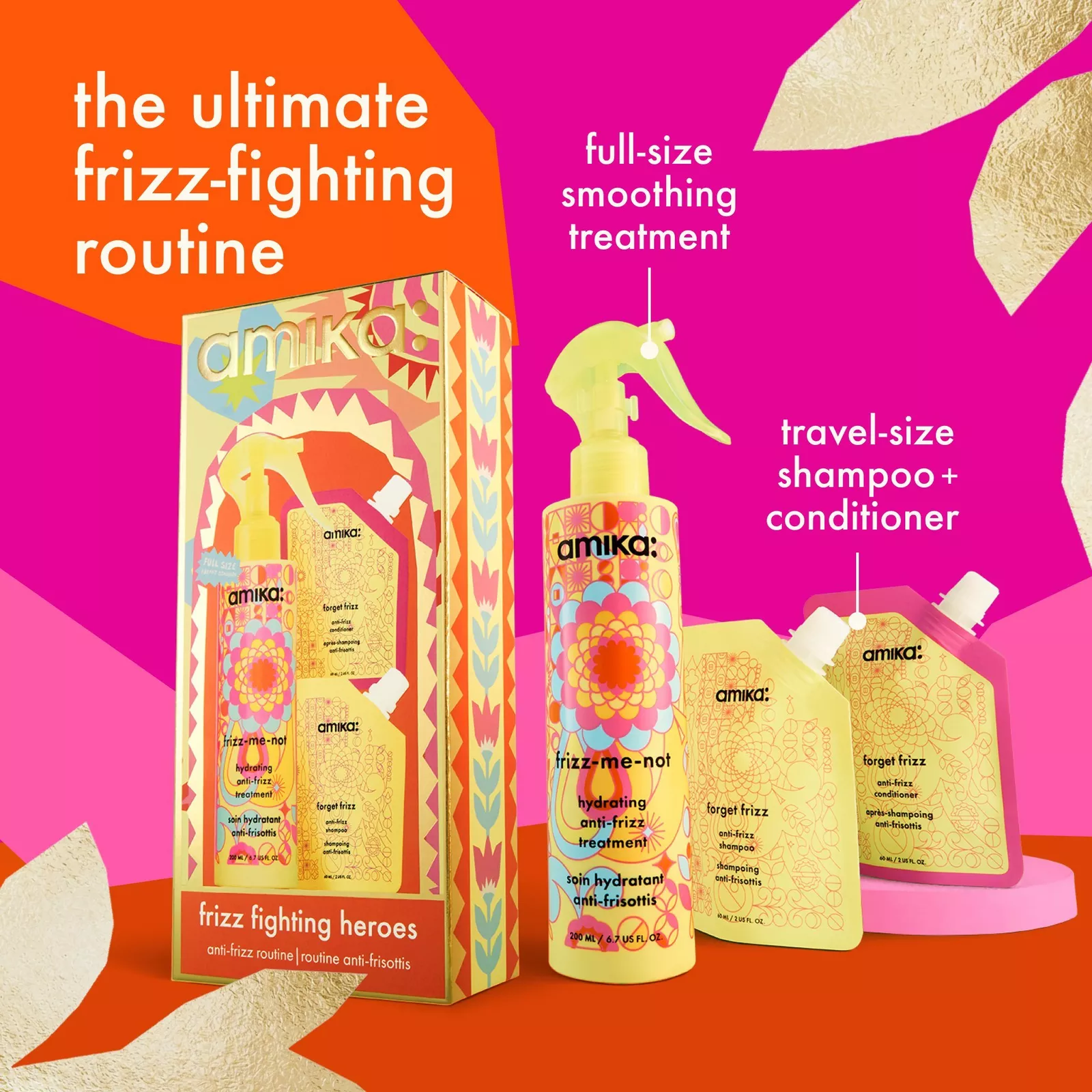 Frizz Fighting Heroes Smoothing Routine Set — image 2