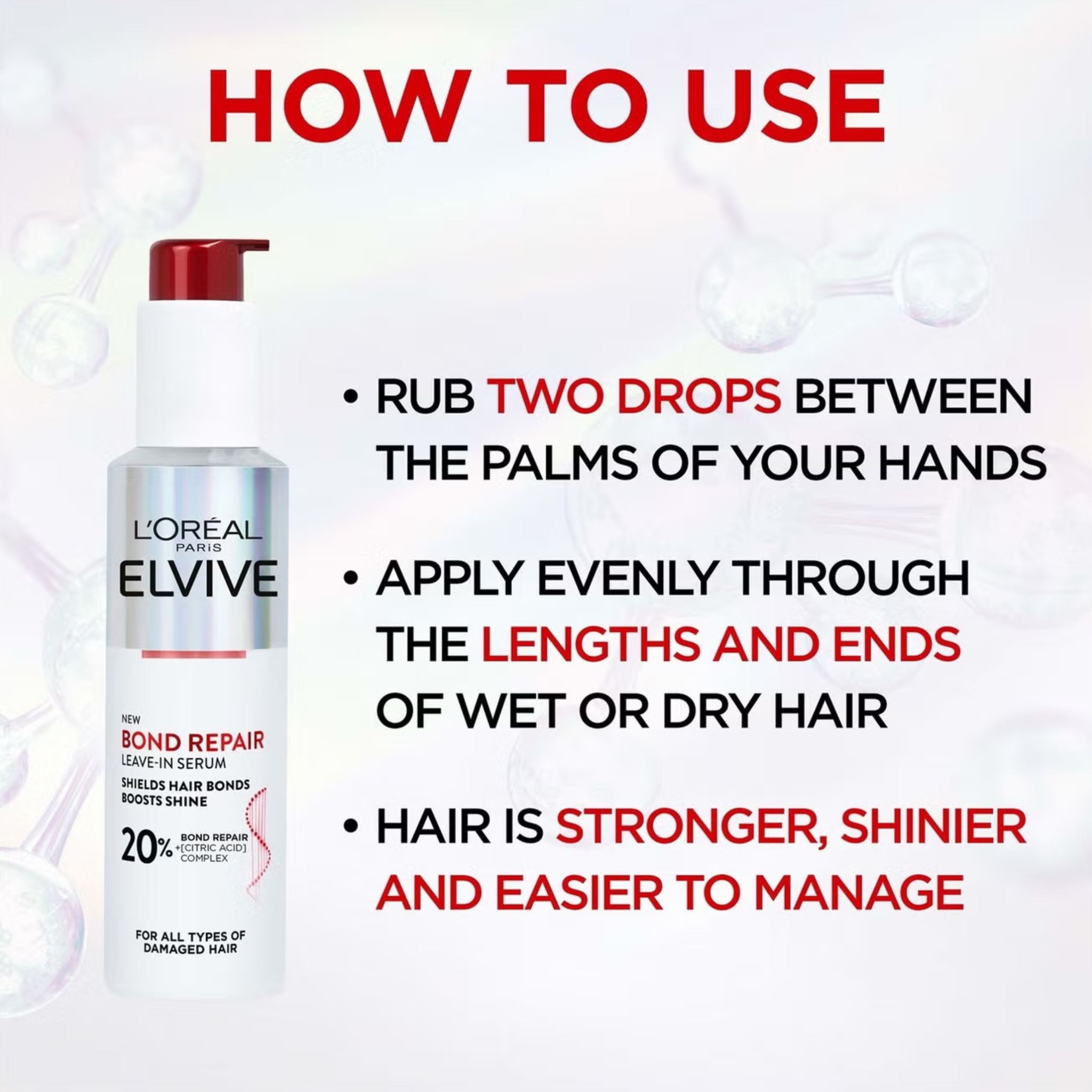 Elvive Bond Repair Leave-in Serum 150ml — image 9