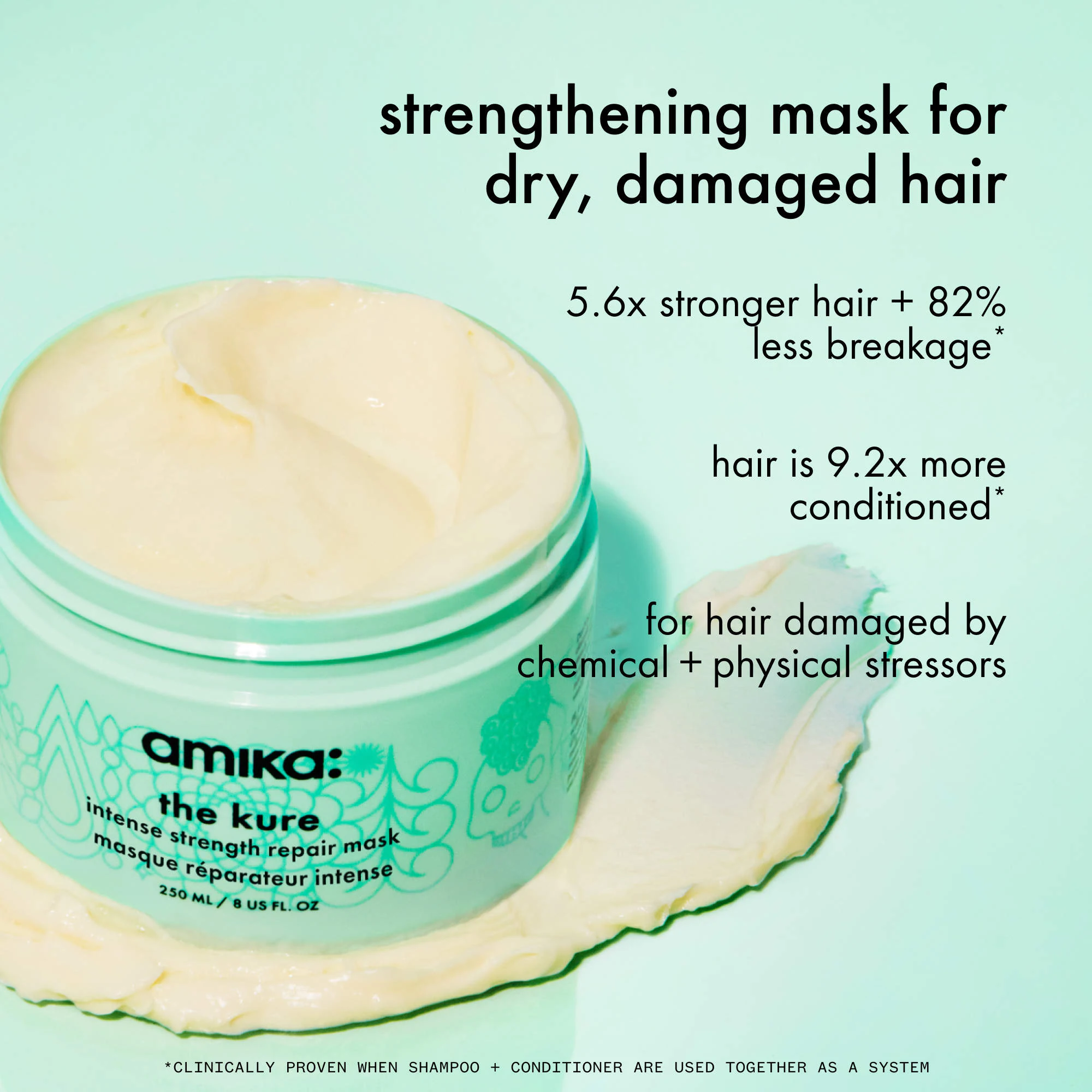 The Kure Intense Strength Repair Hair Mask​ (250ml) — image 2