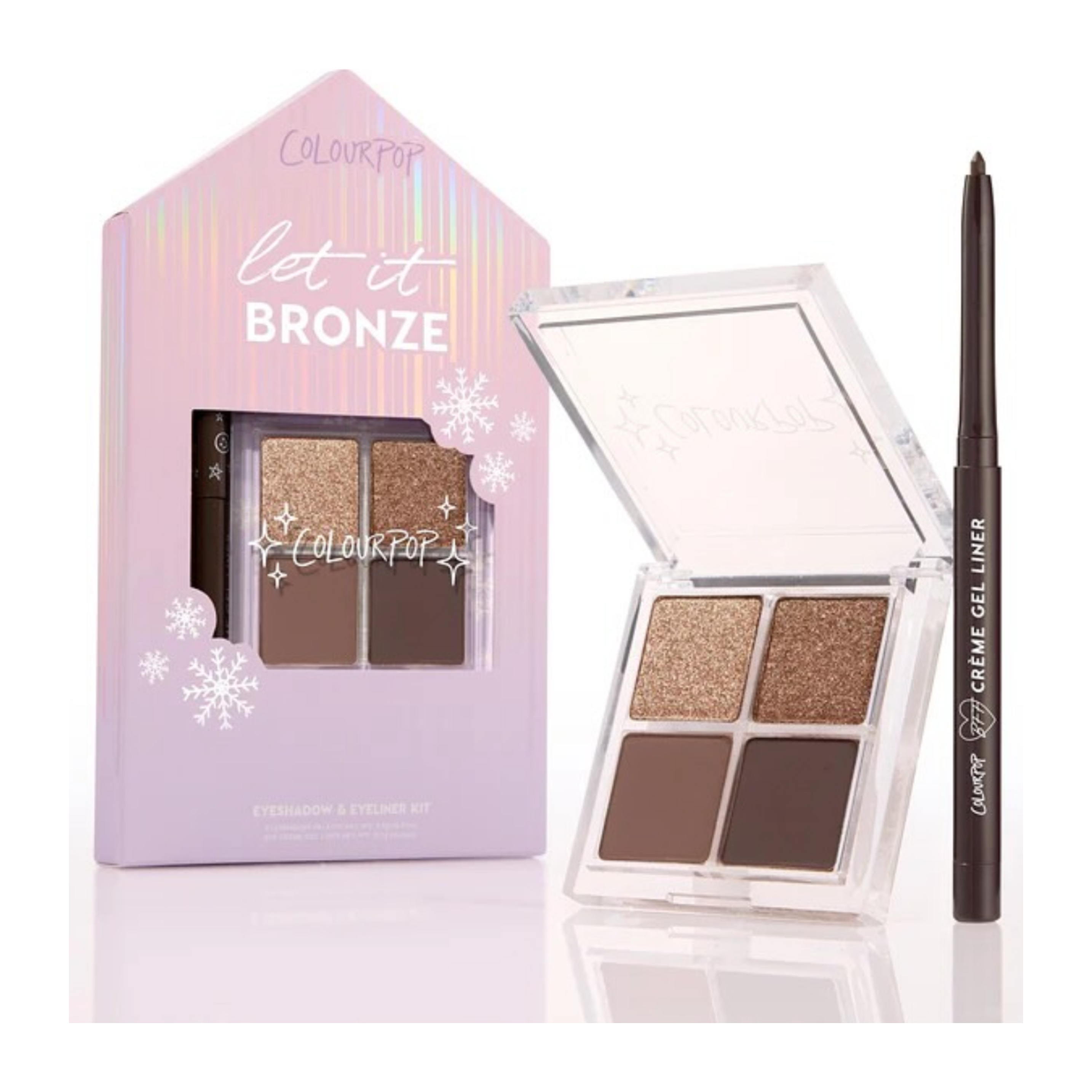 Let It Bronze (Bronze eyeshadow palette & gel liner kit)