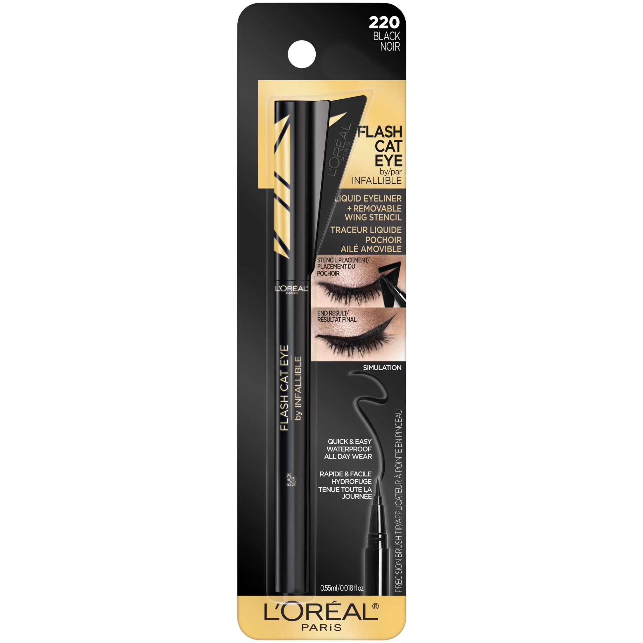 Infallible Flash Cat Eye Waterproof Liquid Eyeliner
