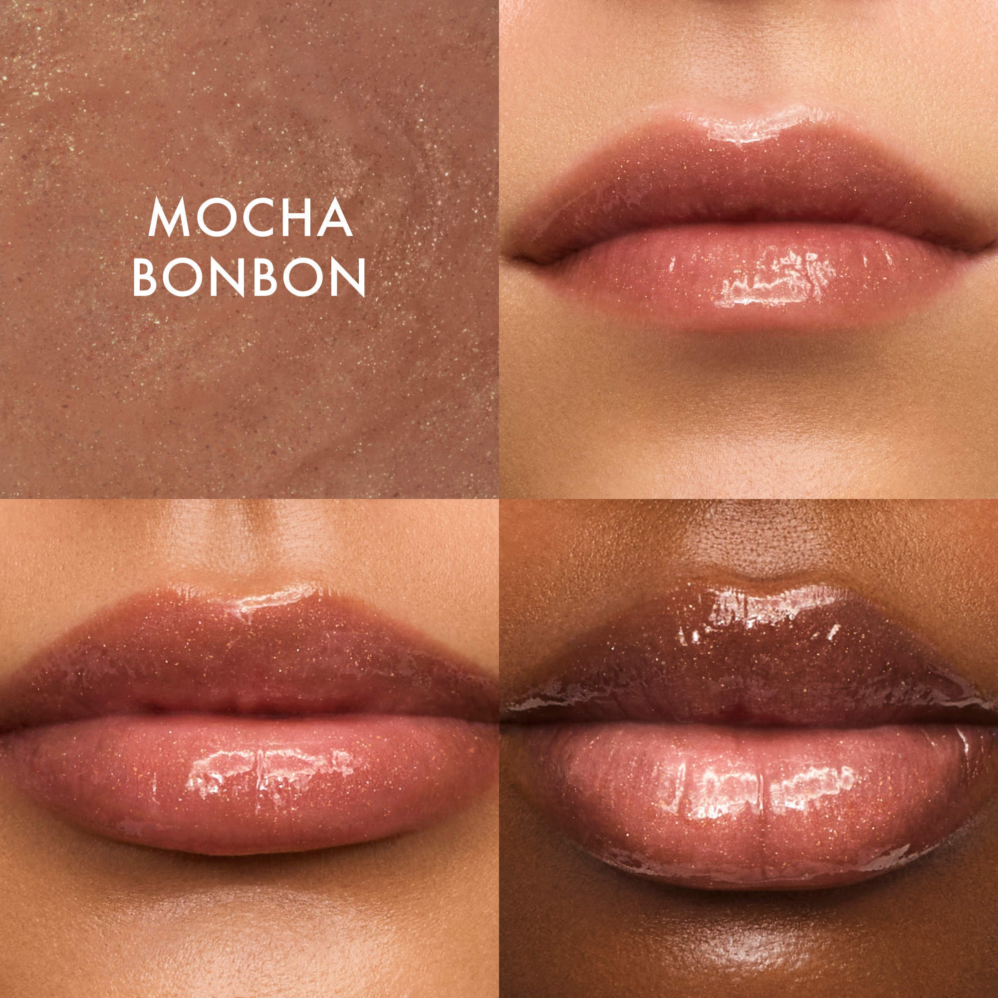 Limited Edition Lip Butter Balm Treatment (Mocha Bonbon - Sheer neutral beige, golden shimmer) — image 2