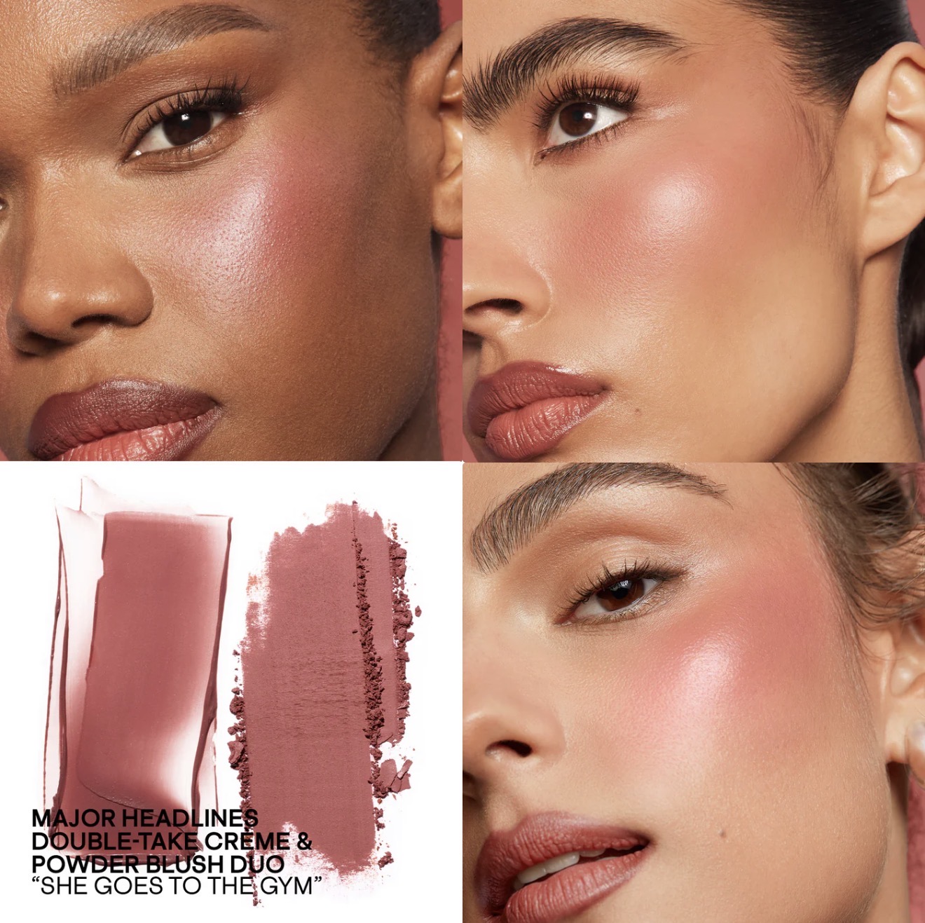 Mini Major Headlines Double-Take Crème & Powder Blush Duo — image 2