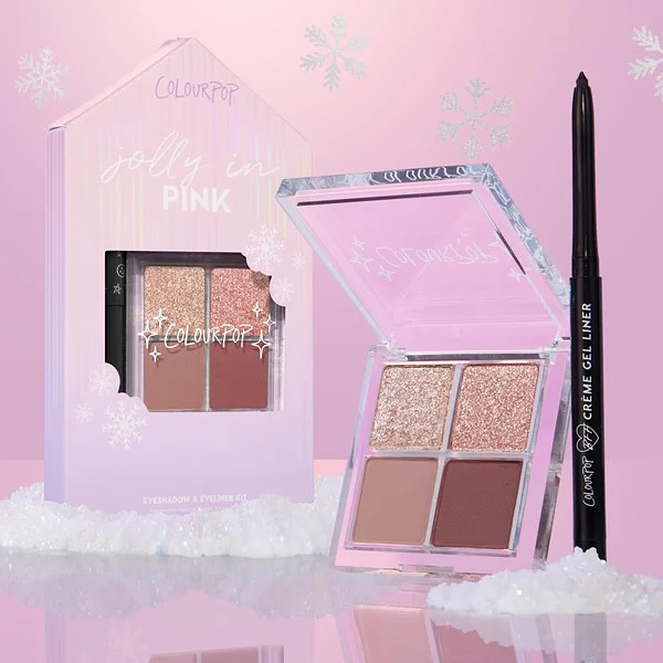 Jolly in Pink (Pink eyeshadow palette & gel liner kit) — image 9