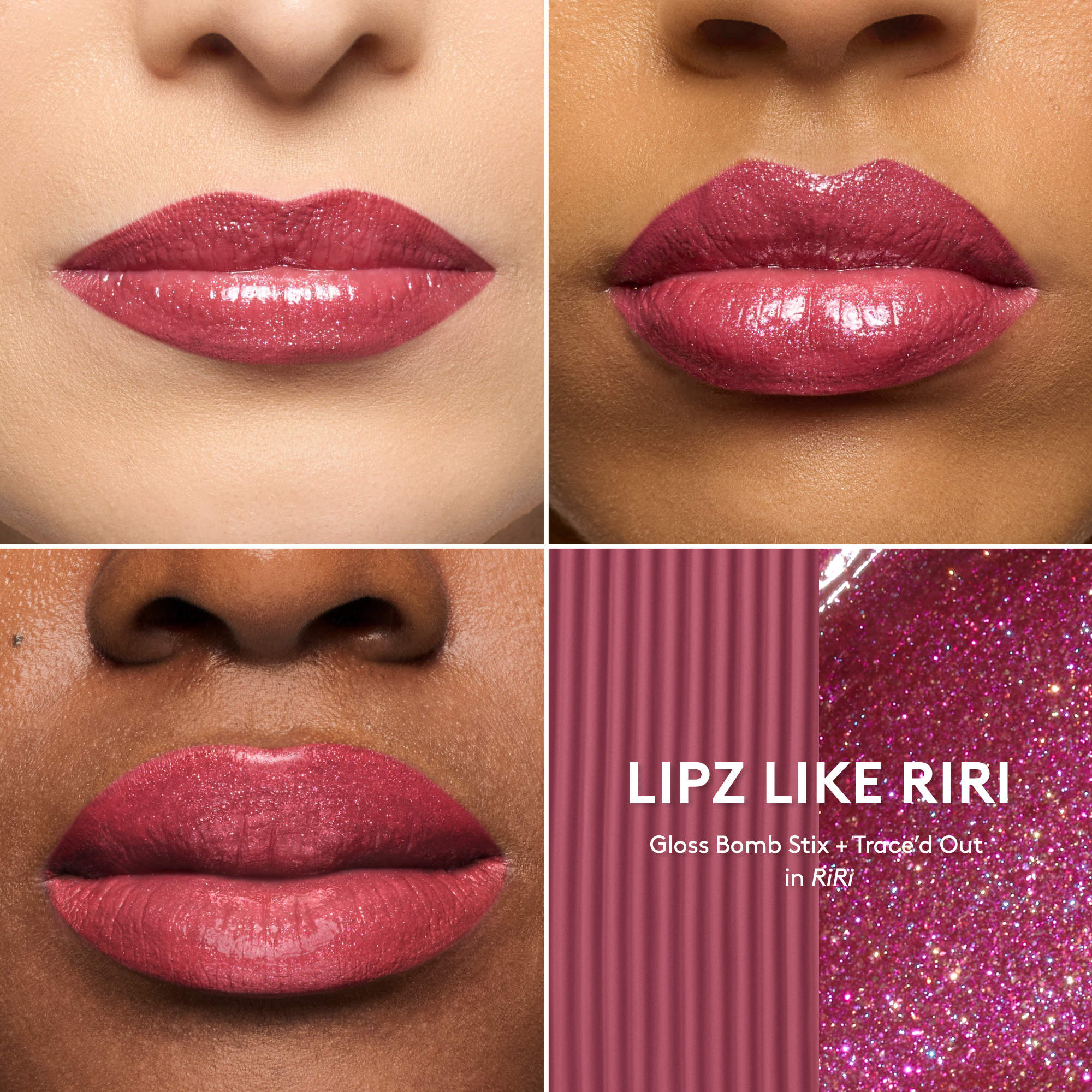 Lipz Like Riri 2-Piece Lip + Sharpener Makeup Gift Set — image 2