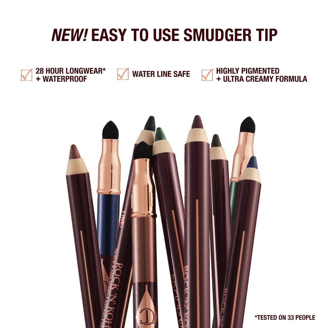 Rock ‘N’ Kohl Long-Lasting Eyeliner Pencil (Bedroom Black) — image 6