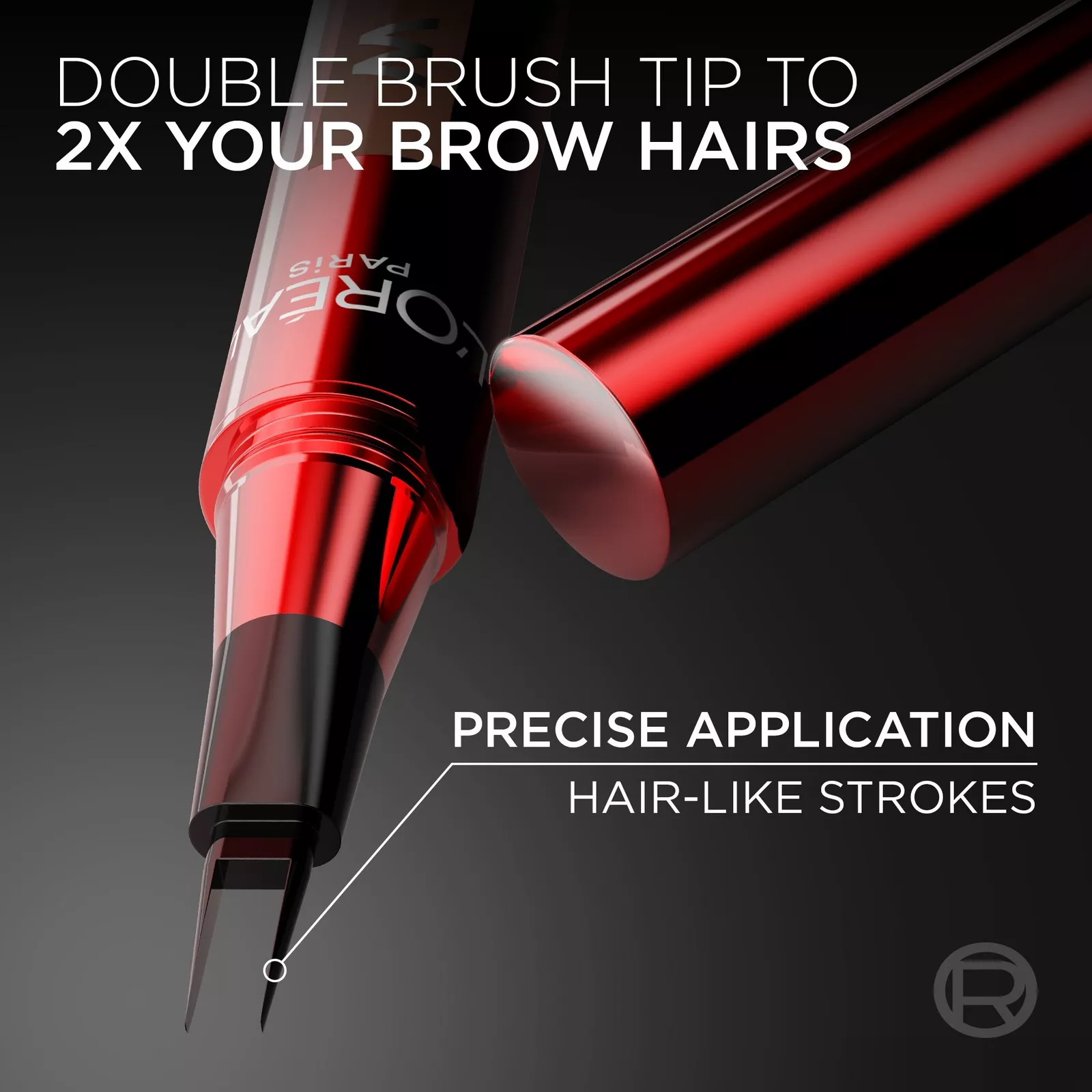 Ultra Fine Double-Brush Tip Brow Filling Pen (Dark Brunette) — image 2