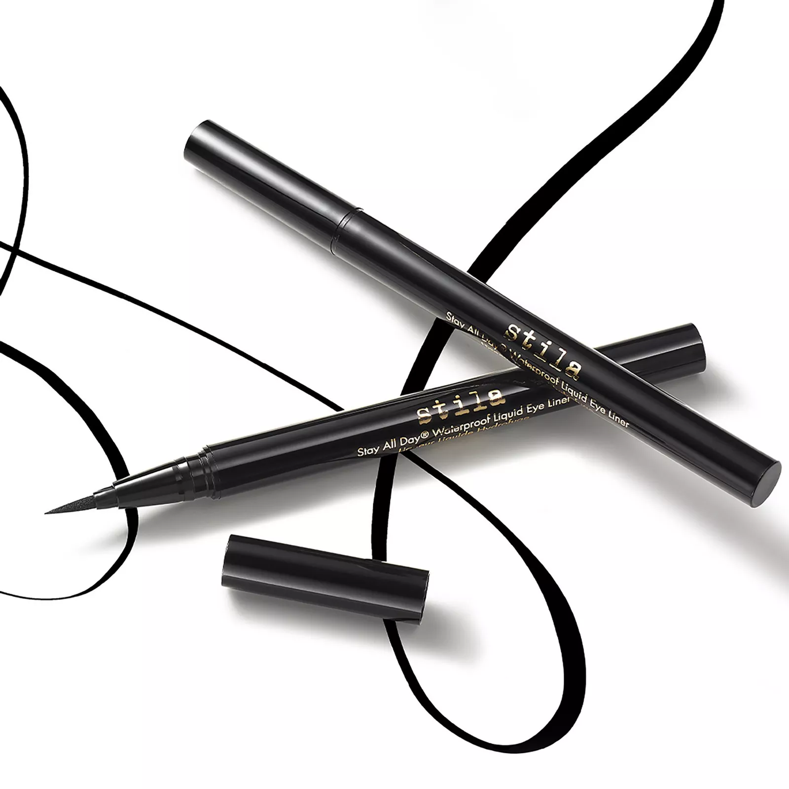 Stay All Day Waterproof Liquid Eye Liner (Intense Black - jet black) — image 2