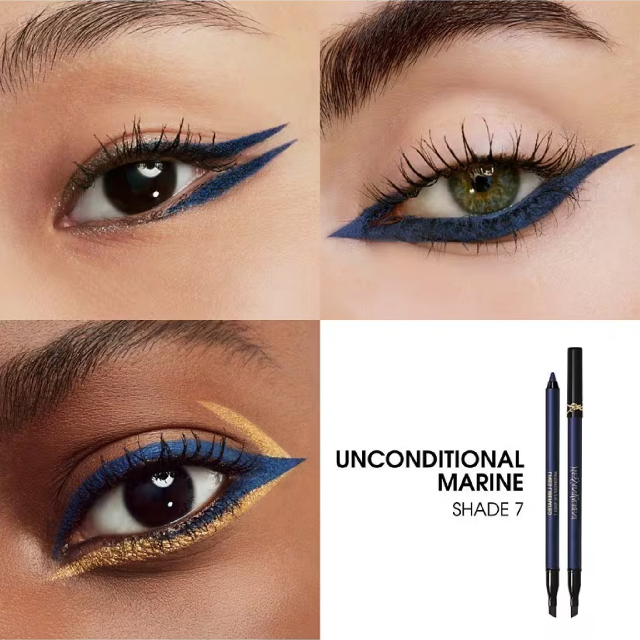 Lines Liberated Waterproof Eye Pencil (07 Unconditional Marine) — image 2