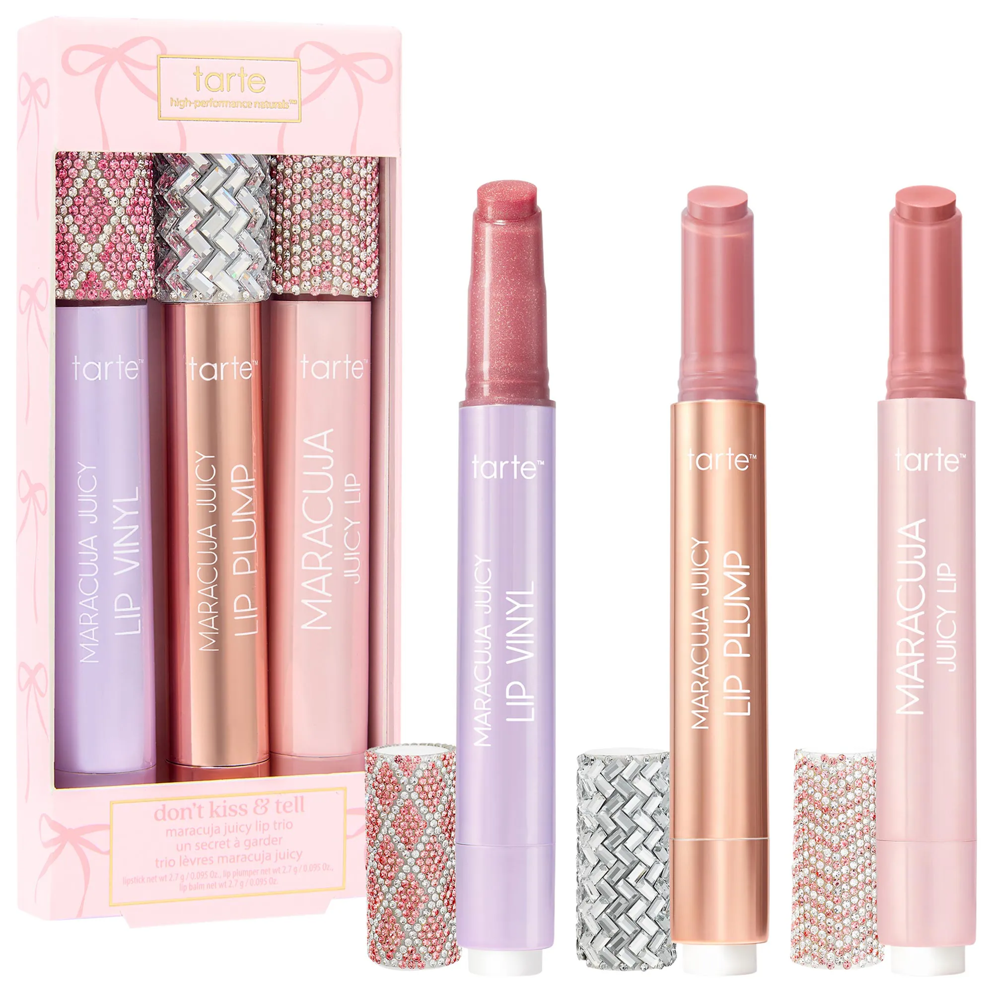 Don’t kiss & tell maracuja juicy lip gloss set