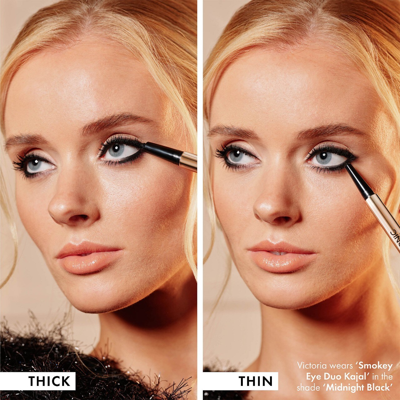 Smokey Eye Duo Kajal Eyeliner (Midnight Black) — image 6