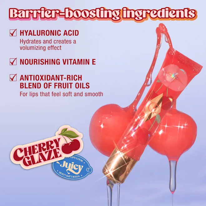 Unreal Lips Healthy Glow Nectar Oil - Juicylicious Cherry Glaze — image 10