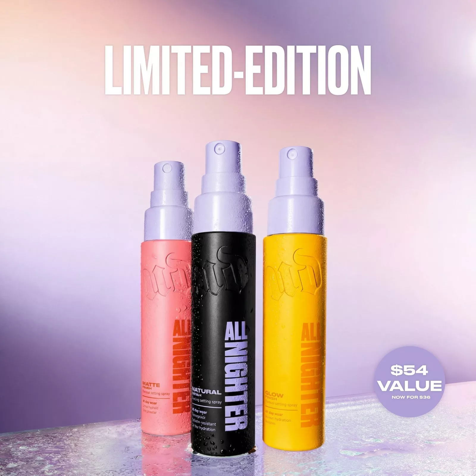 License to Mist-Behave All Nighter Makeup Setting Spray Travel Trio Gift Set — image 8