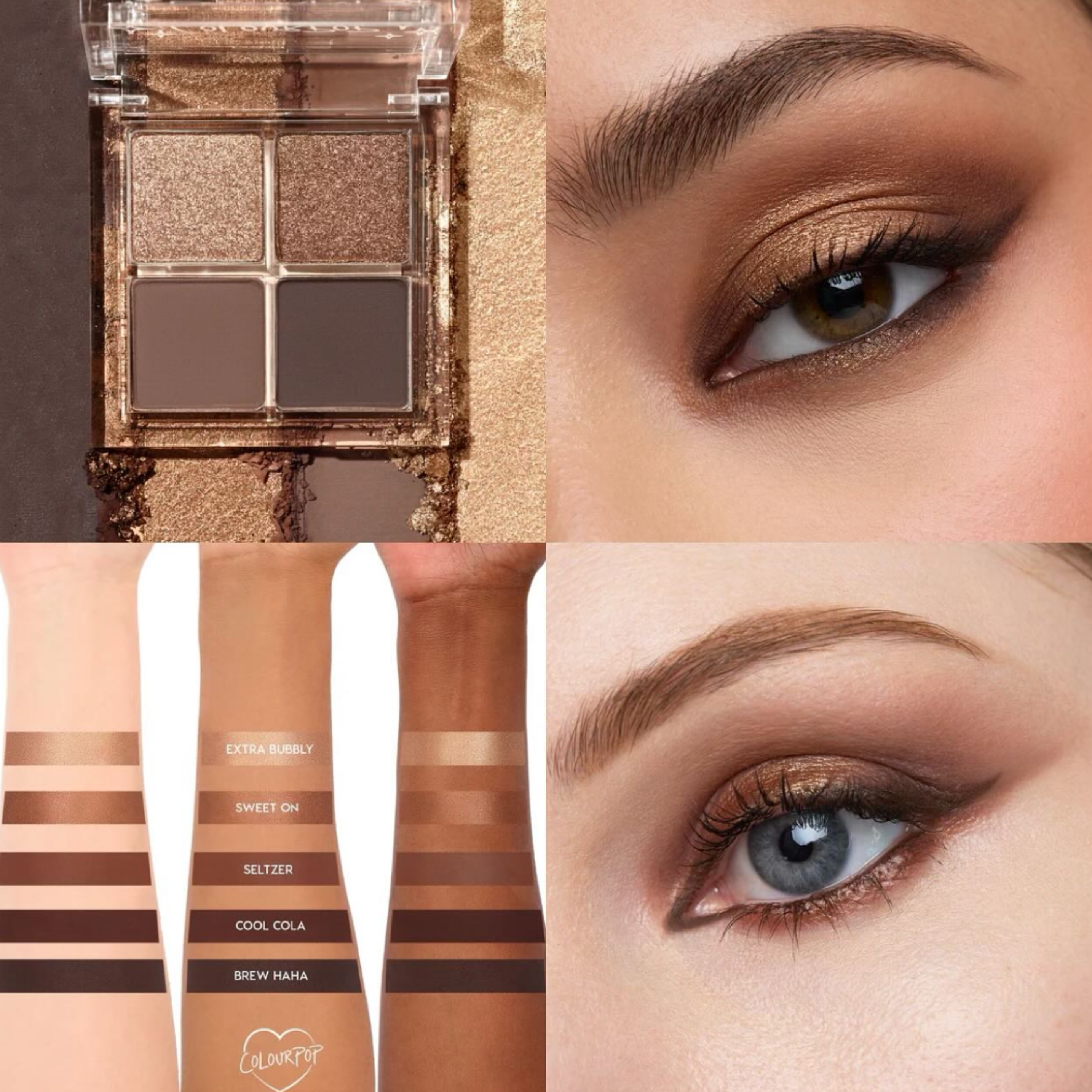 Let It Bronze (Bronze eyeshadow palette & gel liner kit) — image 2