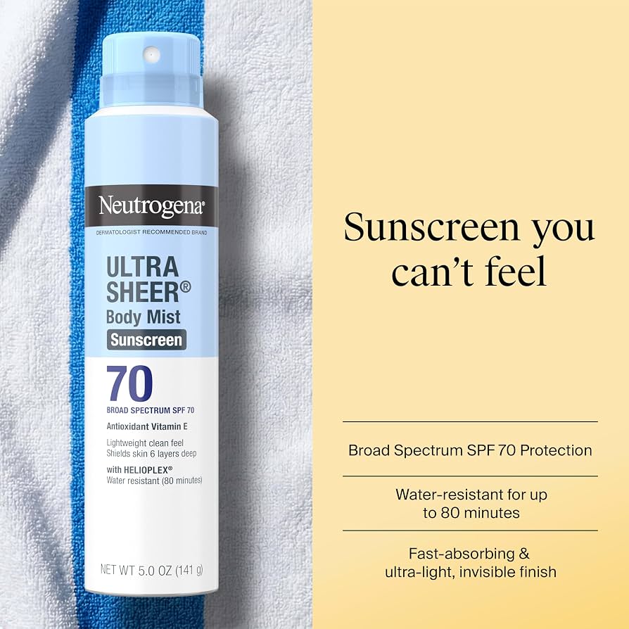 Ultra Sheer Dry Touch Sunscreen Spray, SPF 70 — image 2