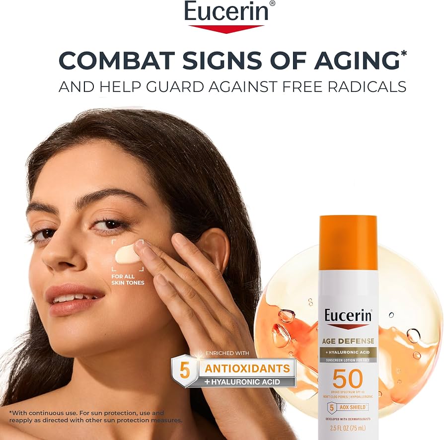 Age Defense Face Sunscreen Lotion SPF 50 (75ml) — image 2