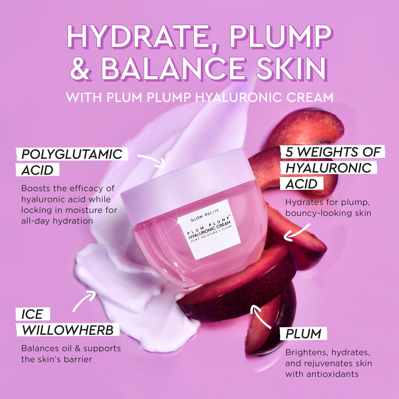 Plum Plump Refillable Hyaluronic Acid Moisturizer (50ml) — image 2