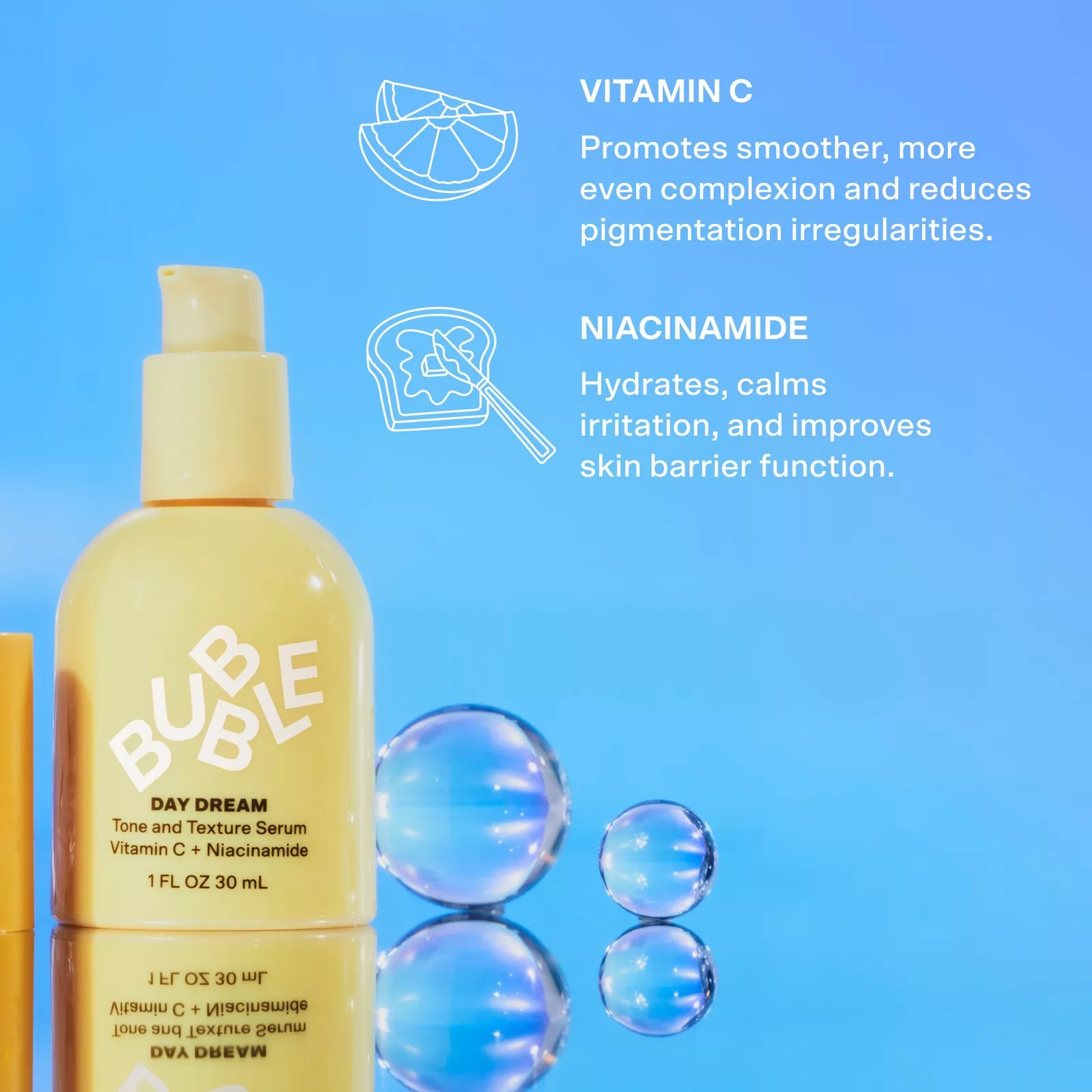 Day Dream Vitamin C + Niacinamide Tone & Texture Serum (30ml) — image 5