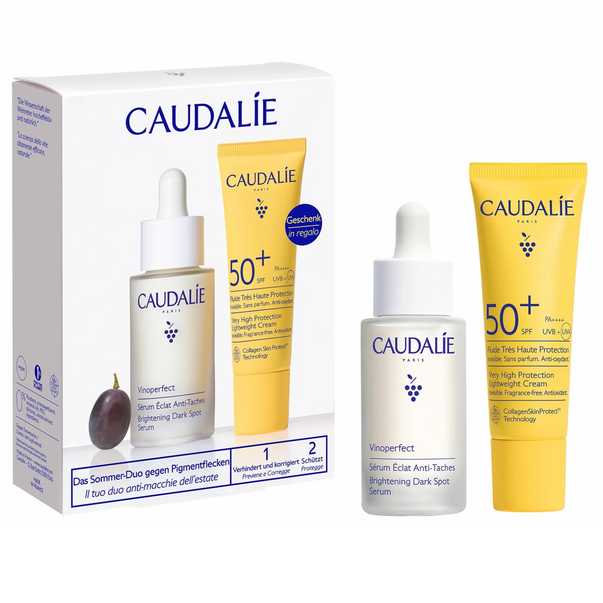 Vinoperfect Serum & Suncare Set