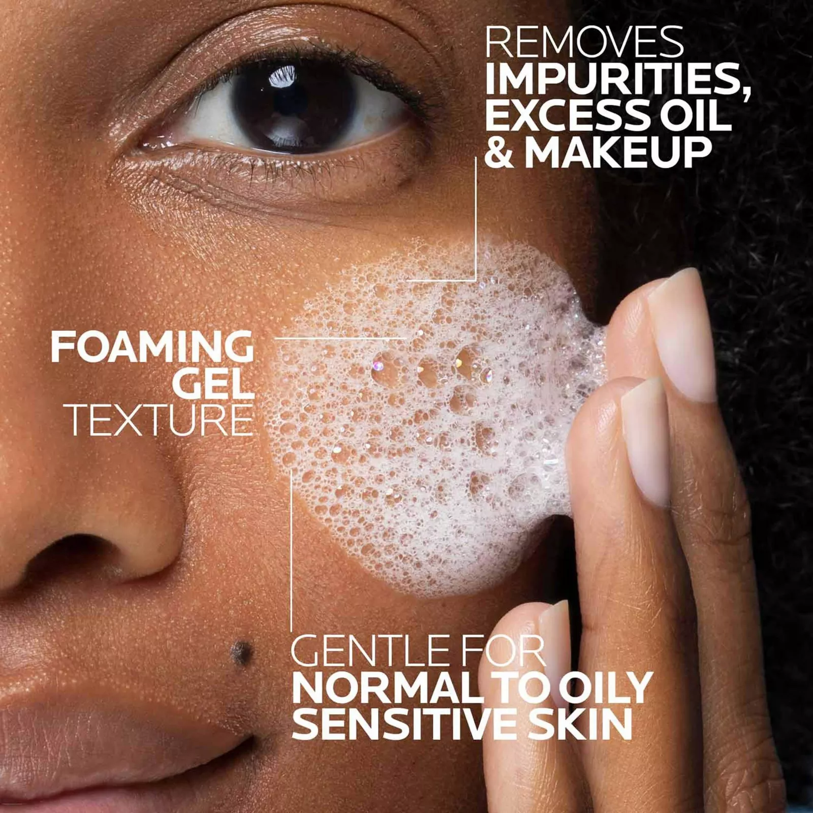 Toleriane Purifying Foaming Face Wash for Oily Skin (400ml) — image 2