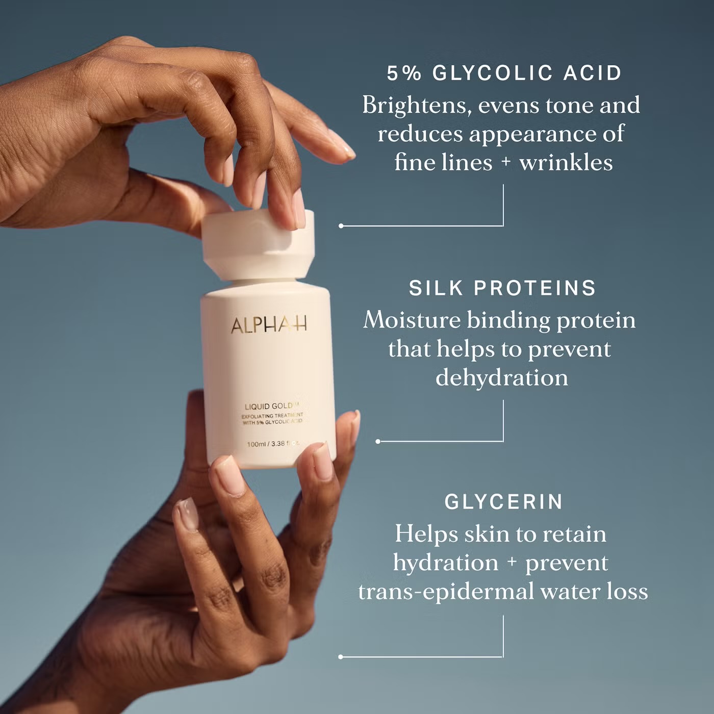 Liquid Gold Exfoliating Treatment with 5% Glycolic Acid (30ml) — image 2