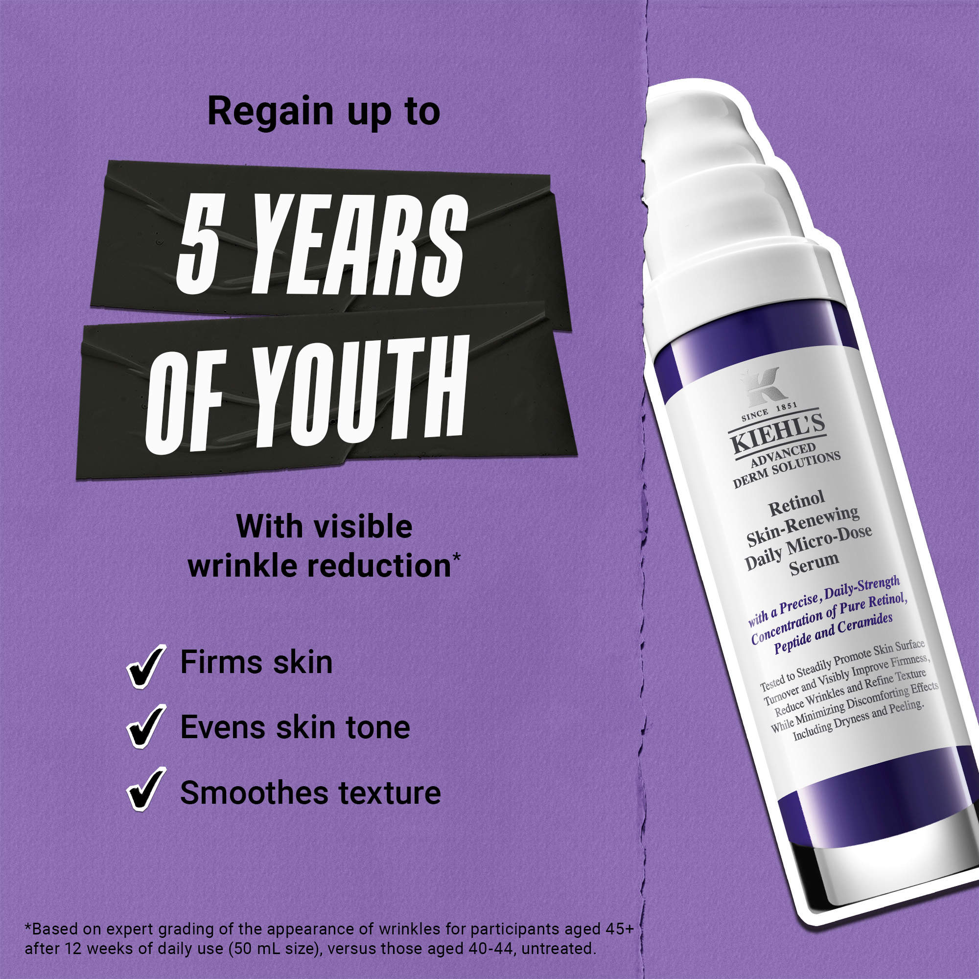 Micro-Dose Anti-Aging Retinol Serum with Ceramides & Peptide (30ml) — image 9