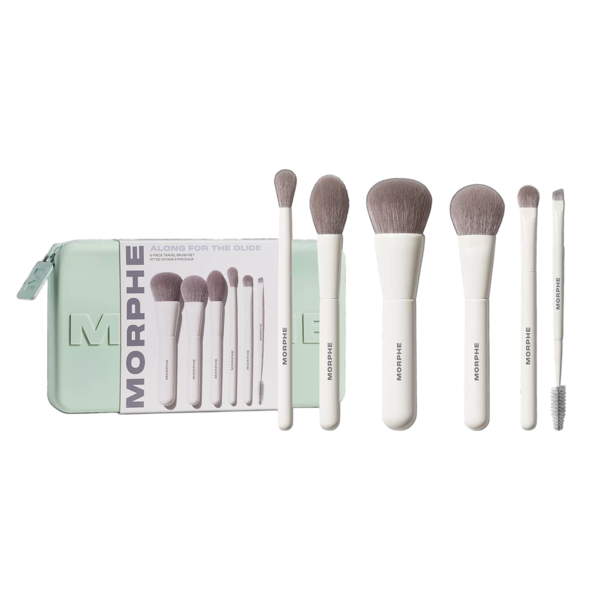 Along For The Glide 6-Piece Travel Brush Set