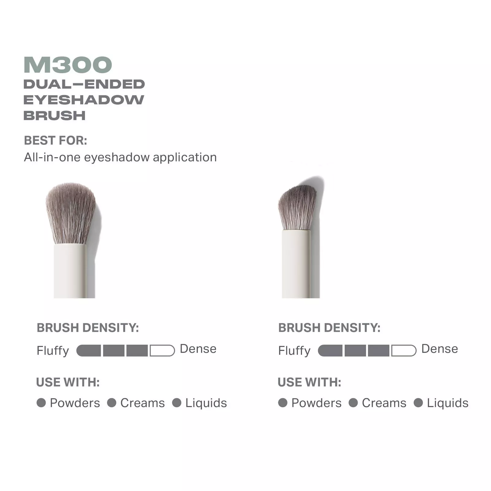 M300 Dual-Ended Eyeshadow Brush — image 2