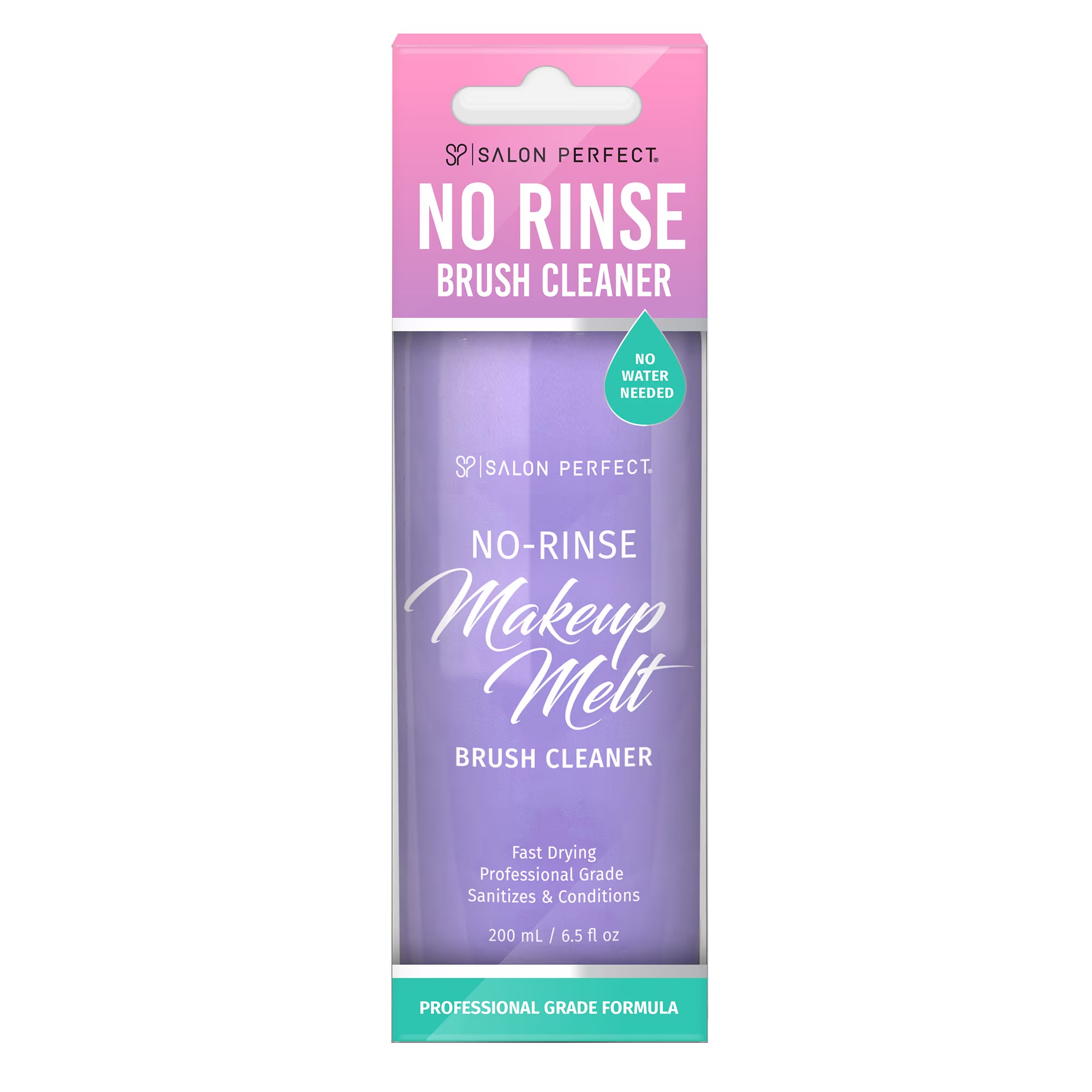 No Rinse Makeup Brush Cleaner Solution (200ml)